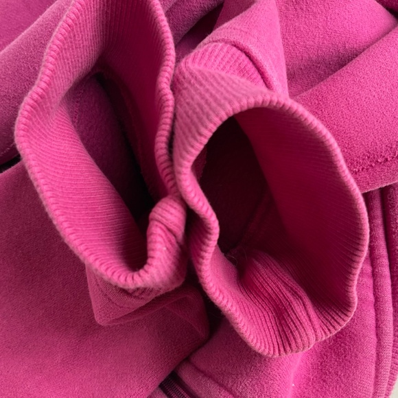 Lululemon Scuba Hoodie Short Style Pink Full Zip Size 4* - Picture 5 of 12